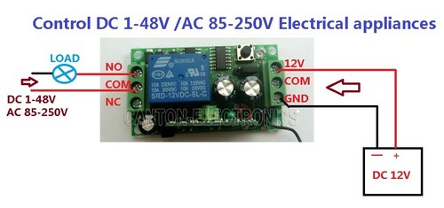 Telecomando RF 12 pulsanti 12 pz ricevitore 1 pulsante 1 ricevitore da 1 a Multi RX - Foto 4 di 6