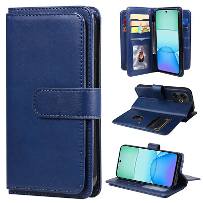 Magnetic Flip Card Wallet Phone Case For Xiaomi Redmi 14C 13C 9C Note 14 11 A4