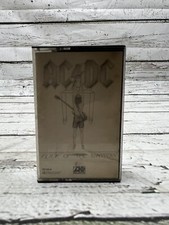 Vintage 1983 AC/DC Flick Of The Switch Atlantic Records Cassette Tape With Case