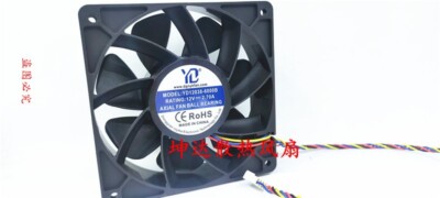 YD12038-6000B 12038 12CM 12V 2.7A high-speed heat dissipation fan