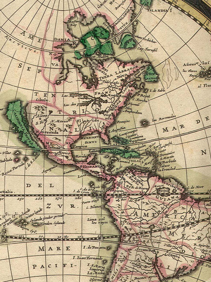 1680s Interesting Historic Old World Map - 20x24 | eBay