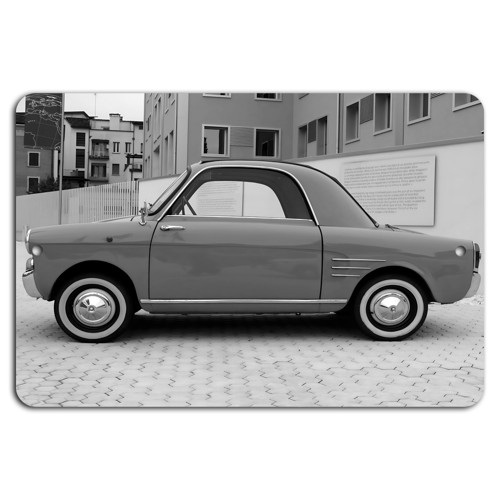 Retro Charm: Classic Micro Car Elegance