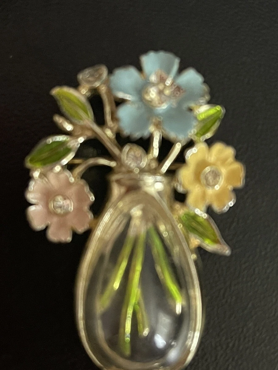 Vase brooch sale