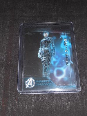 Marvel MCU Avengers Age of Ultron Database Insert Trading Card Agent Maria Hill