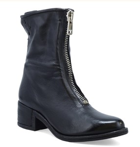 black leather boots ebay