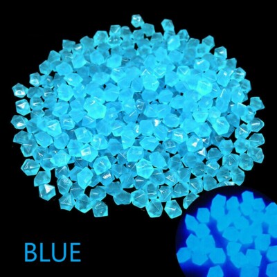 Glow In The Dark 1000 leuchtende Kieselsteine Garten Walkaway Aquarium Aquarium