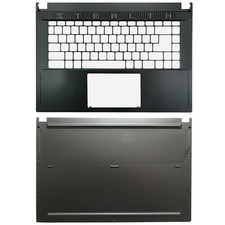 New for MSI GS66 Stealth MS-16V1 V6 15.6in Upper Palmrest Bottom Case Black