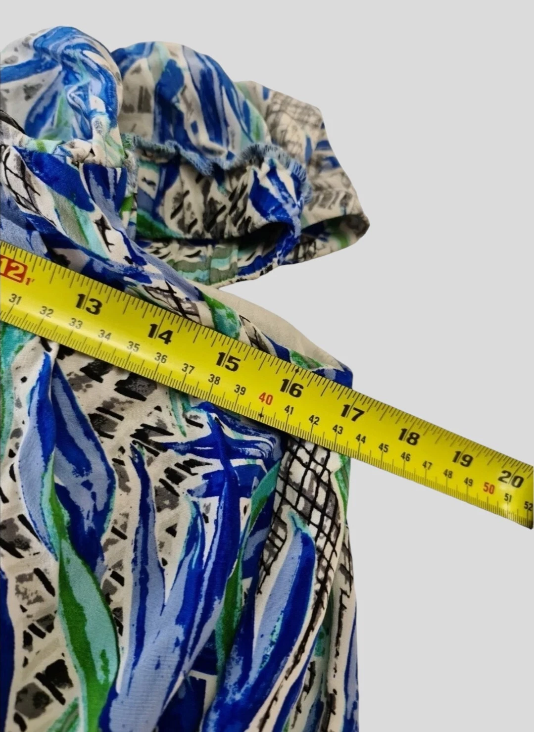 Kenzo Mini Abito Pura Seta Cubic Stampa Floreale Spalle Scolle Taglia 36