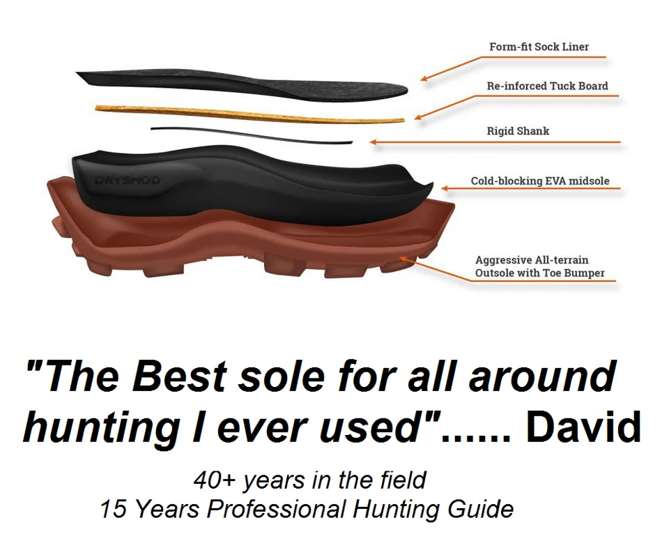 Dryshod Sizes 7-16 Men's Southland Veil Camo Warm Weather Hunting Boot STH-MH-CM - Image 3 of 4