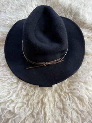 Brixton Mesa Fedora Medium Brim One Size Black s-l400.png main image 2