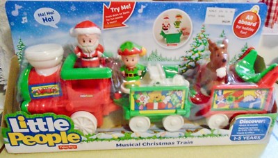 fisher price little people christmas train