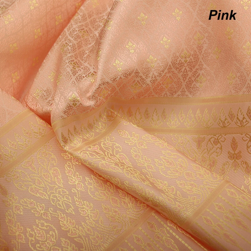 Tela Jacquard Tejido Floral Costura para Falda Vestido Disfraz Fiesta Artesanía Étnico Foto 2 de 4