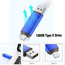 Type C 128GB USB 2.0 Flash Drive Pen Drive Pen Drive Dual Drive Storage U Disk