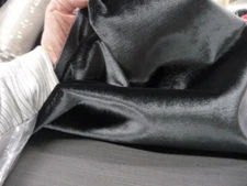 Luster Velvet Designer High End Fabric Charcoal Steel Gray luster