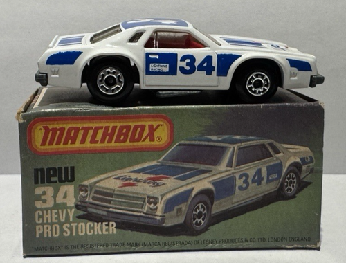Matchbox - #34 Chevy Pro Stocker New in Box