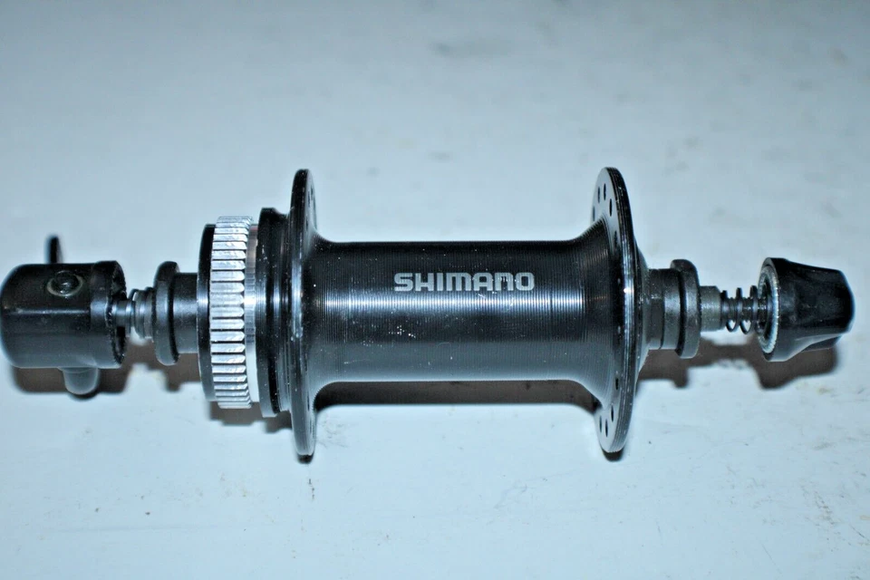 Shimano Front Bike Hub Black 36H 100mm HB-TX505 Center Disc QR Fast USA Shipping - Image 2 of 4