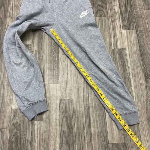 NIKE Elastic Tie Waist Grey Activewear Jogger Pants Boy's Size Medium - Picture 8 of 10