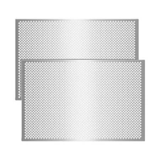 Gisafai 2 Pcs Cloverleaf Aluminum Sheet 2 Feet by 3 Feet Perforated Metal She...