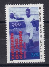 France année 1996 Centenaire des Jeux Olympiques Lanceur Disq N° 3016** réf 6426