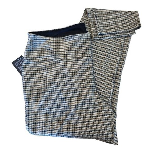 International Concepts Houndstooth Pant High Waist Slim Fit Multicolor XXL