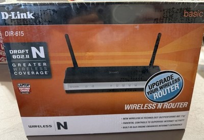 D-Link DIR-615 Wireless N Router 802.11n 4-Port Ethernet Parental Controls Black