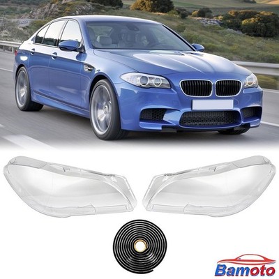 Für BMW 5er F10 F18 2010-2014 Scheinwerferglas Linse Mit Dichtband Links+Rechts