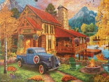 Ceaco - David Maclean - The Getaway - 750 Piece Jigsaw Puzzle - LN - Complete