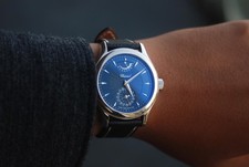 Chopard 16/1863 LUC Quattro Blue Dial White Gold Case