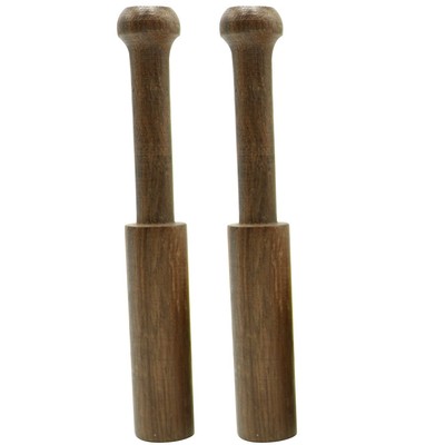  2pcs Holz Gesangsschale Mallet Tibetanische Gesangsschale Stürmer Holz Sound