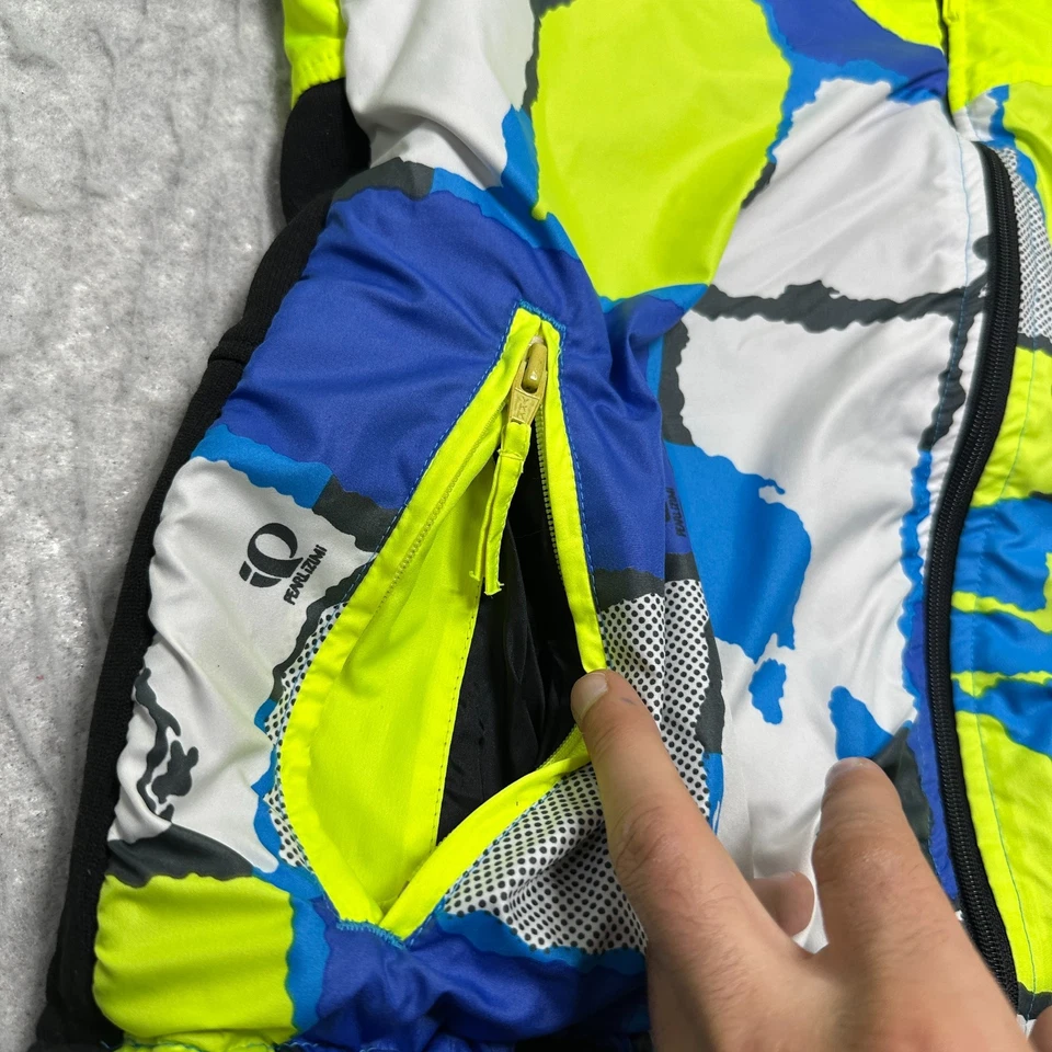 Chaqueta Izumi Perla De Colección Amarillo Neón Cremallera Completa Slimond Para Hombre Talla Mediana M Foto 4 de 4