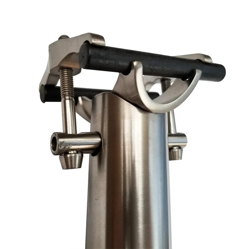 Tija de sillín de titanio para tijas de sillín de bicicleta plegables Brompton 31,8 mm/34,9 mm Foto 3 de 4