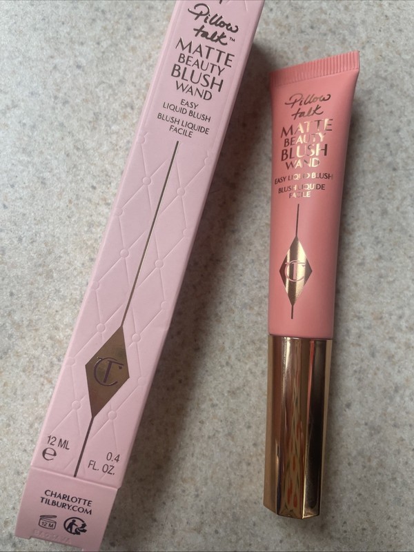 Charlotte Tilbury Pillow Talk Pink Pop Matte Beauty Blush Wand Liquid Blush NIB