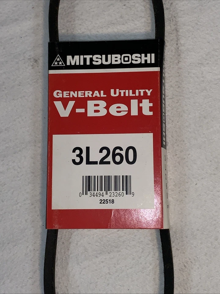 Cinturón en V Mitsubishi General Utility 3L260 22518 trabajo ligero MBL Ottawa IL NOS EE. UU. Foto 2 de 4