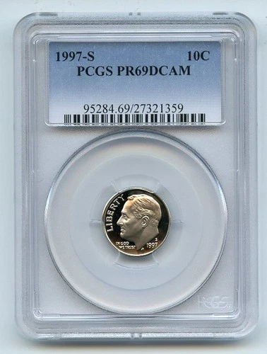 1997-S Roosevelt Dime Proof — photo from the most recent tracked eBay sale