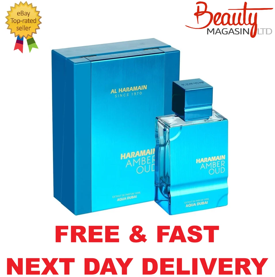 Al Haramain Amber Oud Aqua Dubai EDP 75ml Perfume | NEW | NEXT DAY DELIVERY