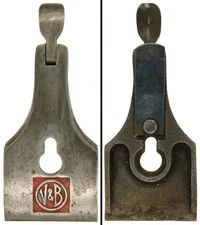 Orig. Lever Cap for V. & B. Uncle Sam 704 1/2 Plane- Cast w/ Logo - mjdtoolparts