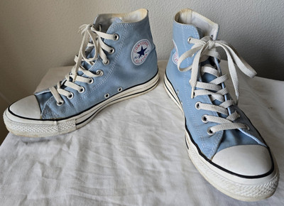 Converse All Star Chuck Taylor Blau Schnür Sneaker HiTop HighTop Turnschuhe 8 41