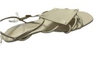 Tori Burch Ivory Patch Diamond Flat Sandal 7 White — photo 6