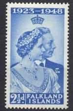Falkland Islands 1948 Royal Silver Wedding 2½d SG 166 MNH mint *COMBINED POSTAGE