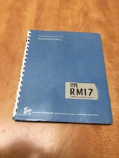 Tektronix Type RM17 Oscilloscope Instruction Manual