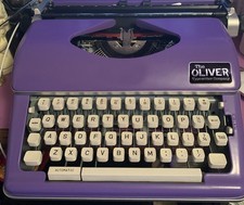 Timeless manual typewriter by Oliver (Purple) - untested thumbnail