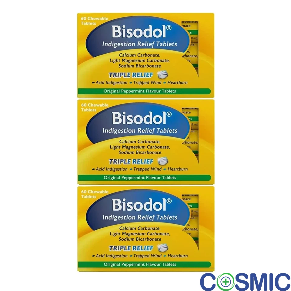 Bisodol Original Peppermint Indigestion Relief 240 Chewable - View #2