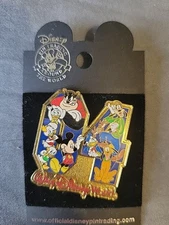 Rare Mickey & Pals 04 Pin 2004 Enamel Walt Disney World Metal Logo New