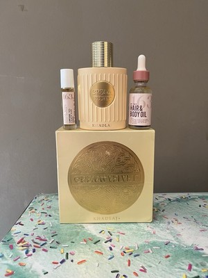 High Partial* Khadlaj Creme Velvet Edp / Miim Miic 163 Gelato Gourmand Oil