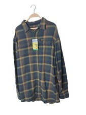Orvis Shirt Mens XLT Plaid Big Bear Flannel Outdoor Pockets Hike 1312517