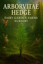 4-pack small live arborvitae evergreen hedge trees small first year seedlings