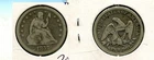1857 O LIBERTY SEATED SILVER QUARTER FINE 7011T