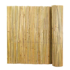 Natural Bamboo Slat Fence Roll, Eco-friendly Privacy Screen For Garden & Balcony