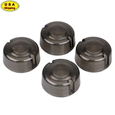 Turn Signal Lens Cover Light Smoke For Harley Dyna Sportster XL 883 1200 Softail