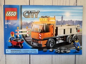 Lego City # 4434~ Construction Dump Truck w/ Instruction Manual & Minifig